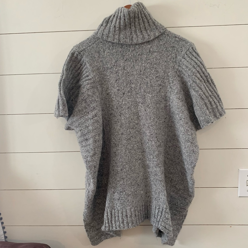 Athleta Sweater Poncho Women’s Size XXS/XS - Picture 3 of 6